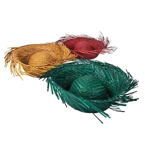 Colored Beachcomber Hats - 12 Pc. Colored Beachcomber Hats - 12 Pc.