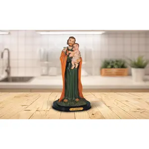 12"H Saint Joseph Statue Holy Figurine Religious Decoration