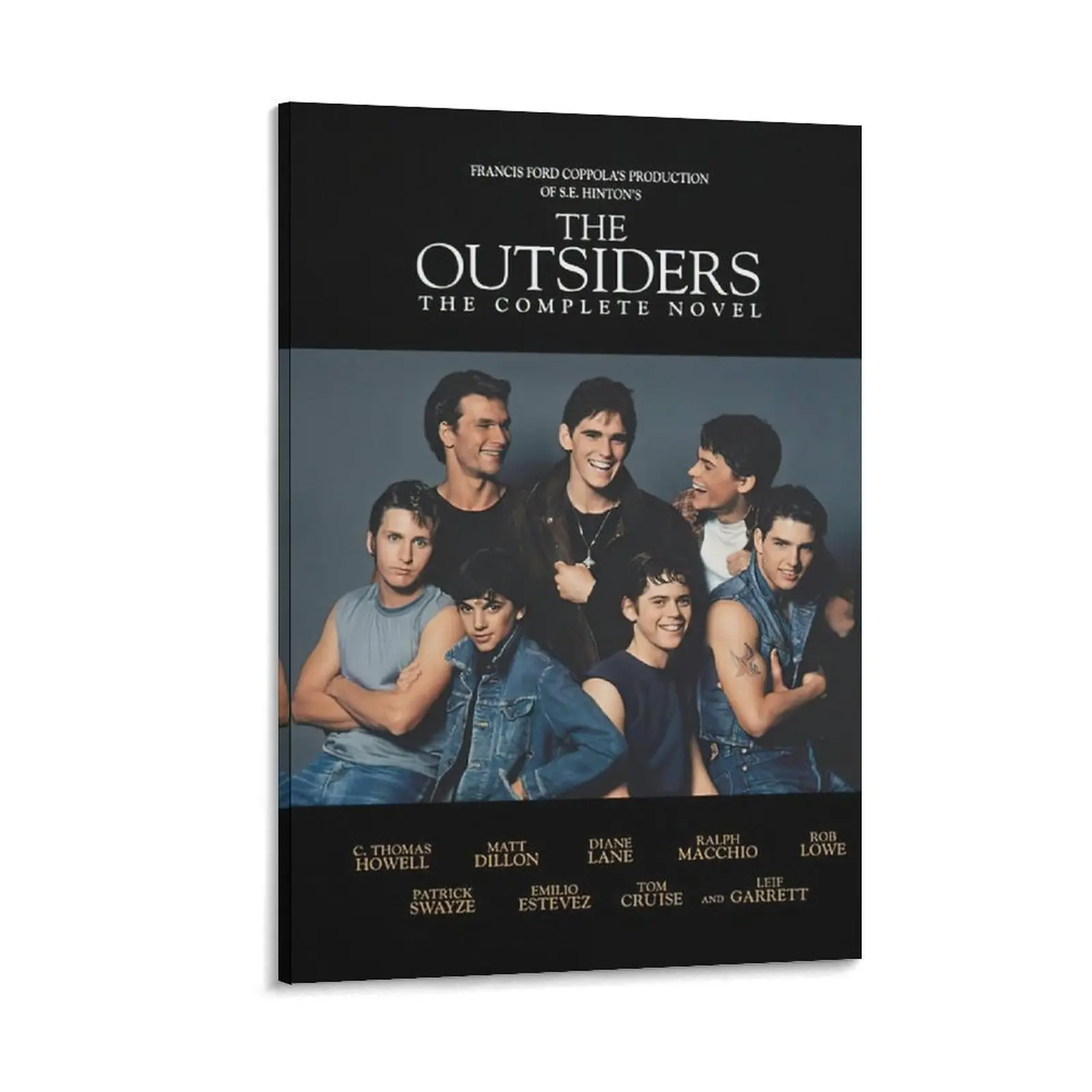 The Outsiders Movie Poster. Teen Drama. Retro Style. Office & Bedroom Decor. Canvas Print. Modern Art Picture. Canvas Poster Bedroom Decor Sports Landscape Office Room Decor Gift Frames Ornaments Wall Artistic Photo Decoration