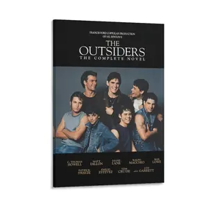 The Outsiders Movie Poster. Teen Drama. Retro Style. Office & Bedroom Decor. Canvas Print. Modern Art Picture. Canvas Poster Bedroom Decor Sports Landscape Office Room Decor Gift Frames Ornaments Wall Artistic Photo Decoration