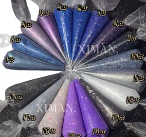 10 Colors Cream Kit Fake Whipped glitter Cream Glue Clay Rainbow Cream DIY Making Art Craft Kit