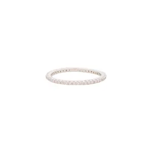 The M Jewelers NY The M Essential Pave Band in Silver