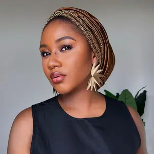 Royal Pearl Beaded Turban