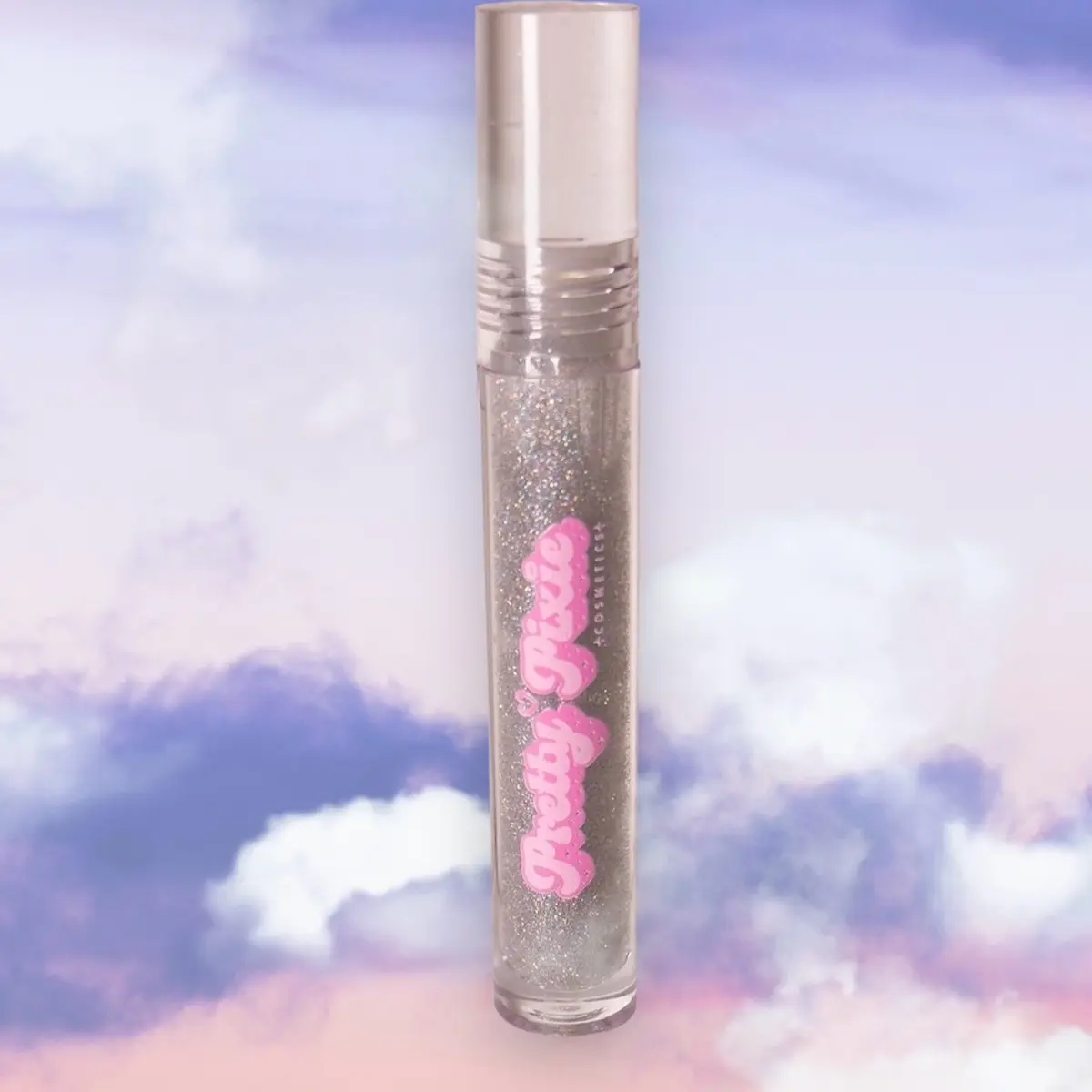 Angel Holographic Silver Lipgloss Pretty Pixie Cosmetics