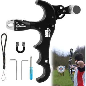 Thumb Release Bow Aid - 360° Adjustable Compound Bow Release for Adults for Hunting & Practice