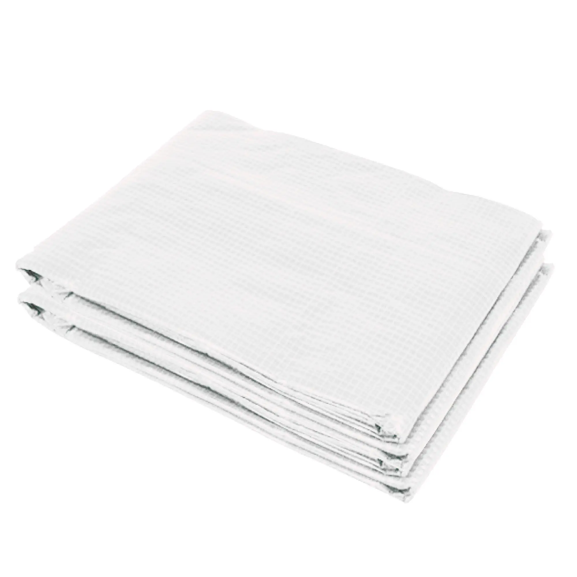 Outsunny Large Size Outdoor Greenhouse Cover Replacement (19.7'x9.8'x6.6'/236.25"x118"x78.75"), Heavy-Duty Waterproof PE Mesh Tarp with 12 Windows, Door & Reinforcement Grid, Ventilated Sun Protection for Hoop House Crop Protection