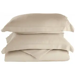 212 MAIN Rayon from Bamboo 300 Thread Count Solid Duvet Cover Set, Luxurious Bed Set, Luxurious Bedding for Full/Queen Size Reptile & Amphibian Decorations - Ivory