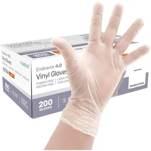 Synmax 4g  Grade Vinyl Gloves, Latex-Free,  for Healthcare &  Handling