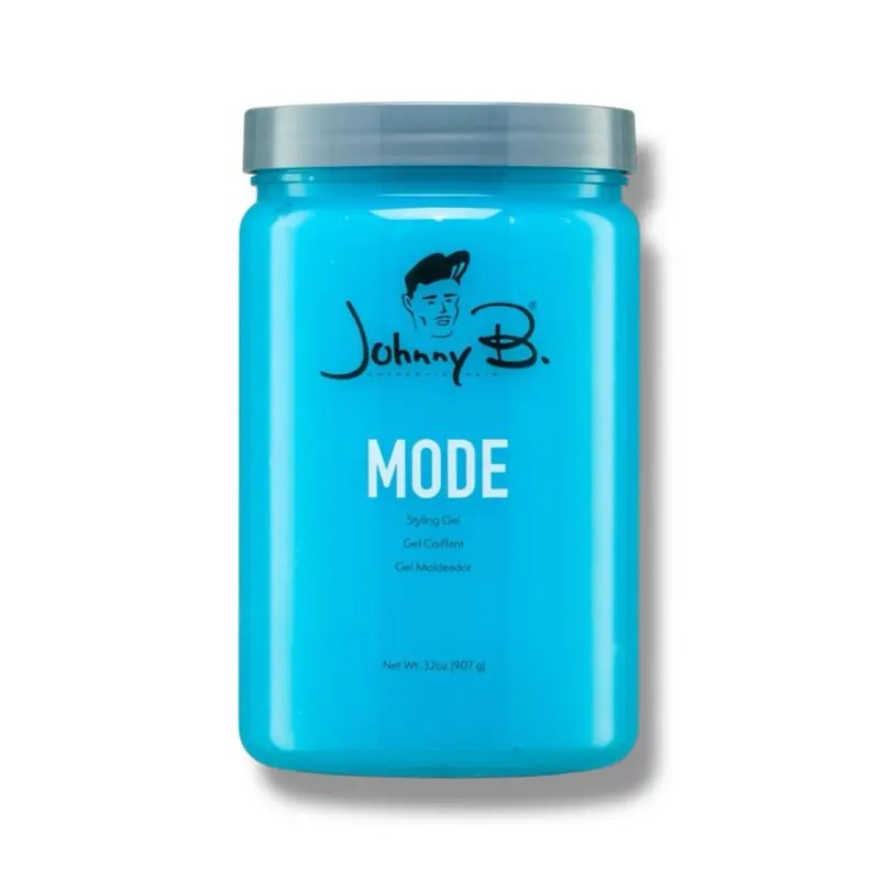 Johnny B Mode Styling Gel Hair Styling 32oz - Strong Hold, Easy Application, Long-Lasting Hold for Men and Women - Haircare Smooth