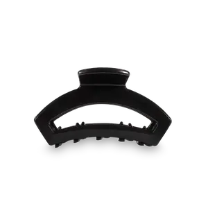 TELETIES - Jet Black - Tiny - Open Hair Claw - Strong Grip