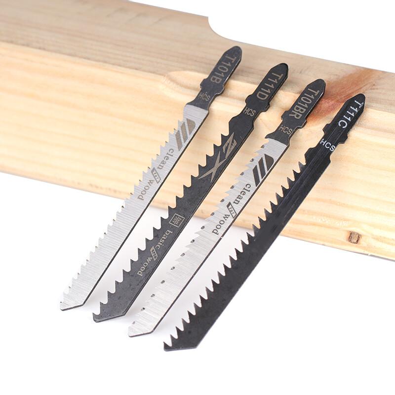 60 Pcs T-Shank Jigsaw Blades Set | Combination Saw Blade Kit for Wood Plastic Metal Cutting | Heavy Duty Multi-Material Scroll Saw Blades with Storage Case