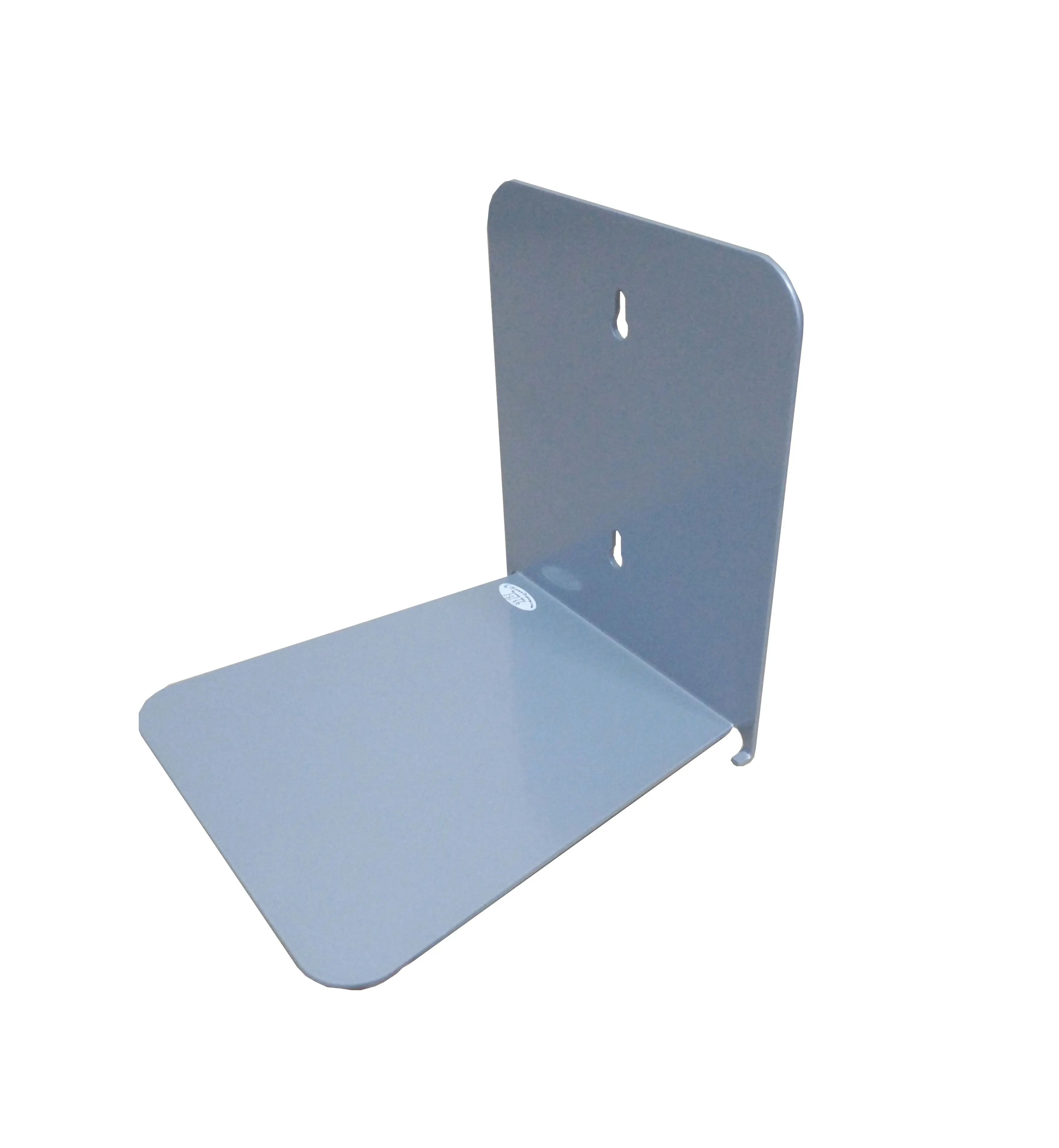 FixtureDisplays® Large Silver Hidden Bookshelf Conceal Floating Bookshelf Modern Wall Displays Practical L-Shaped Shelf 18166-SILVER-LARGE