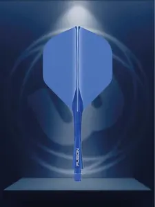 Winmau Fusion Integrated Flight & Shaft Intermediate - Azure Blue