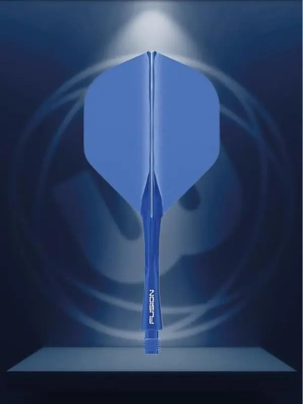 Winmau Fusion Integrated Flight & Shaft Intermediate - Azure Blue