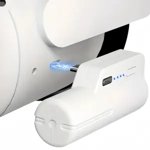 Battery Pack for Oculus Quest 2, 5000mAh Battery Pack Compatible with Oculus/Meta Quest 2 Lightweight and Portable VR Extend Power Accessories for Extra 2-4H Playtime Game Device