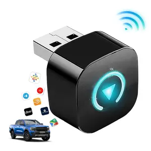 Wireless CarPlay Adapter & Android Fast Auto-Connect, Compact Plug & Play Wireless CarPlay Converter, Wireless CarPlay Dongle For iPhone & Android, USB-A/USB-C, No Delay, Seamless Reconnection, Portable Wireless Carplay
