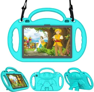 -Proof Case for 8 Inch Tablet(12th/10th Generation, 2022/2020 Release) - Durable Shockproof Protective Cover with  Strap for 8 Plus Tablet, Not for iPad  Tablet, Cyan