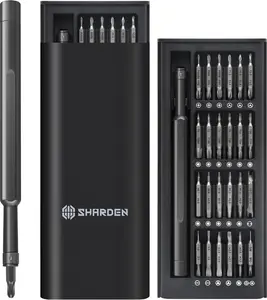 49-in-1 Precision Screwdriver Set, Small Repair Tool Kit with Torx, Pentalobe, Tri-Wing Bits for PC, Laptop, MacBook, Computer, iPhone, PS5, Watch and Glasses (Black)