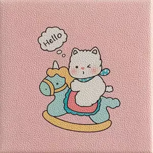 (5 Pieces) Br Baby Wall Protectors, Cartoon Soft Padding for Kids, Anti-Collision Wall Pads, Childproof Room Decor, Safe and Durable