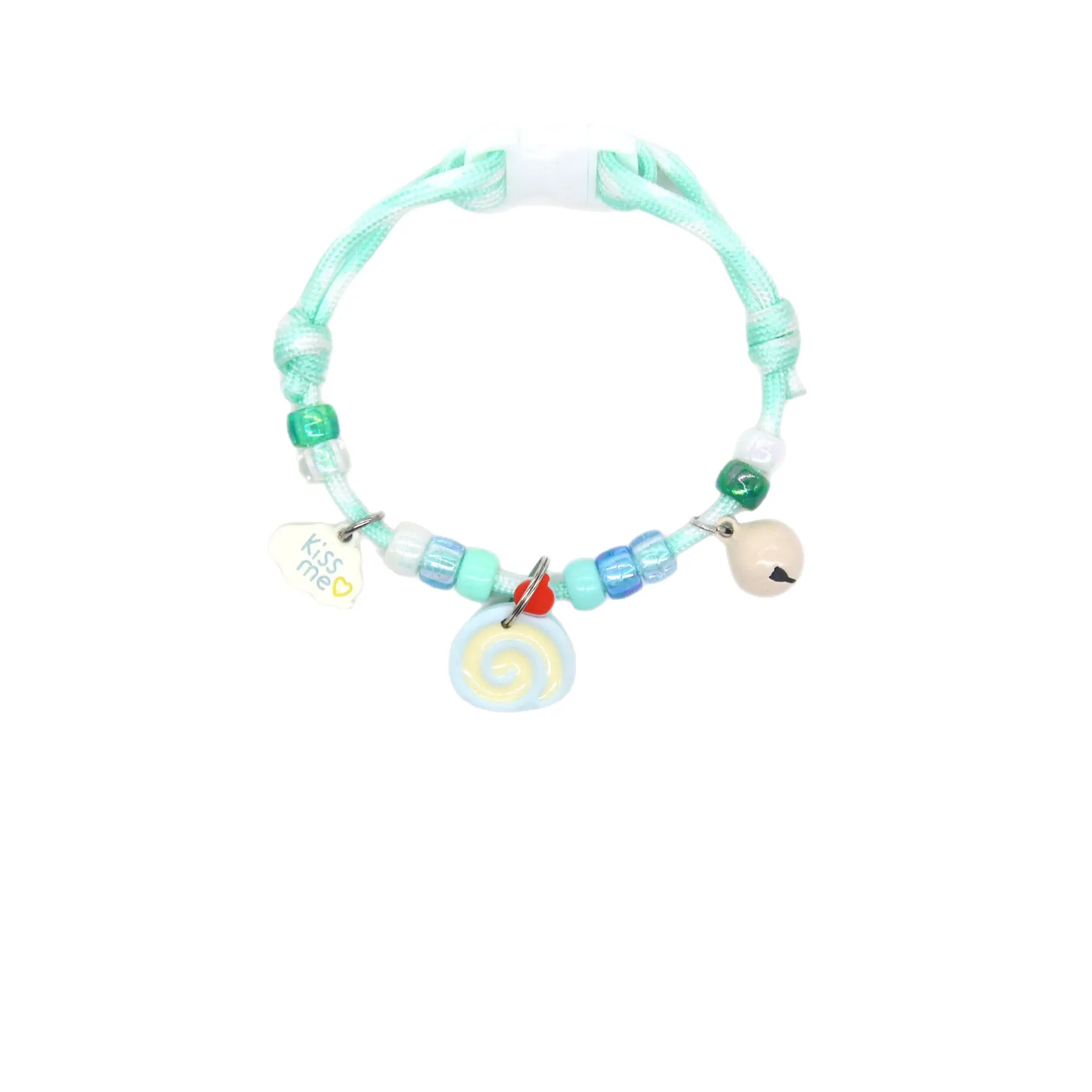 Cat and Dog Collar Necklace with Bell, Cute Paw Print, Simple Bell, Colorful Adjustable Collar Cat and Dog Collar Necklace with Bell, Cute Paw Print, Simple Bell, Colorful Adjustable Collar