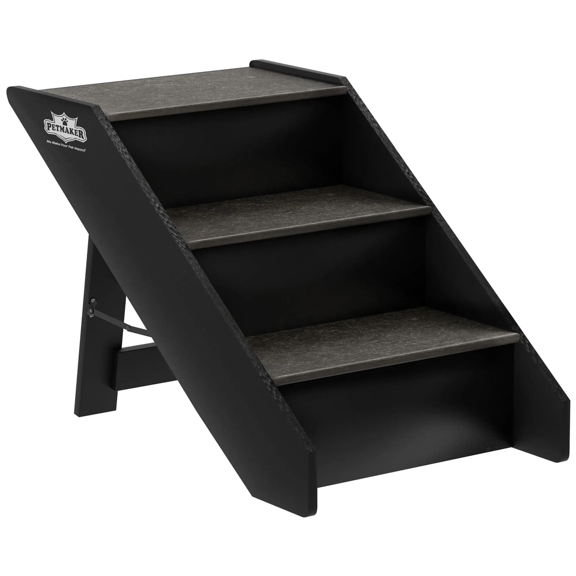 PETMAKER 3-Step Foldable Carpeted Pet Steps