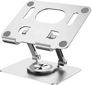 Swivel Tablet Stand 360° Rotating Adjustable Tablet Holder Aluminum Foldable iPad Stand Holder for Desk Table Compatible with iPad Pro 9.7,10.5 Mini 4 3 2