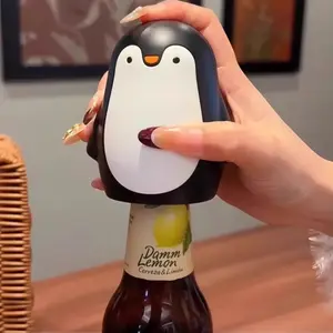 2026 New Penguin Bottle Opener, Cartoon Portable Beer and Beverage Cap Opener, Beverage Can Opener, Creative Plastic Design for Home Use and Gifts