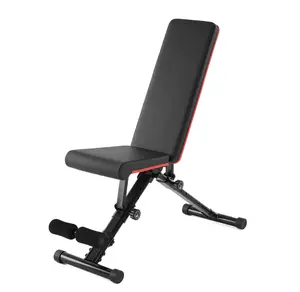 9 Positions Adjustable Weight Bench, Support Up to 795lbs, Foldable Weight Bench for Full Body, Home Gym Fitness Strength Training, Black