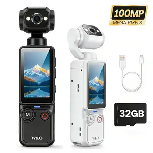 Vlogging Camera with Videos, Pocket Camera , Fast Focusing, Digital Video Camera for Photography, Digital Camera, kamera pocket, pocket camcorder Compact camera digital Recording