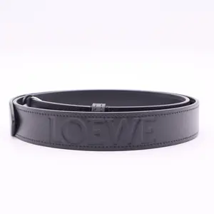 Pre-owned Loewe leather Small Leather Goods Black Strap
