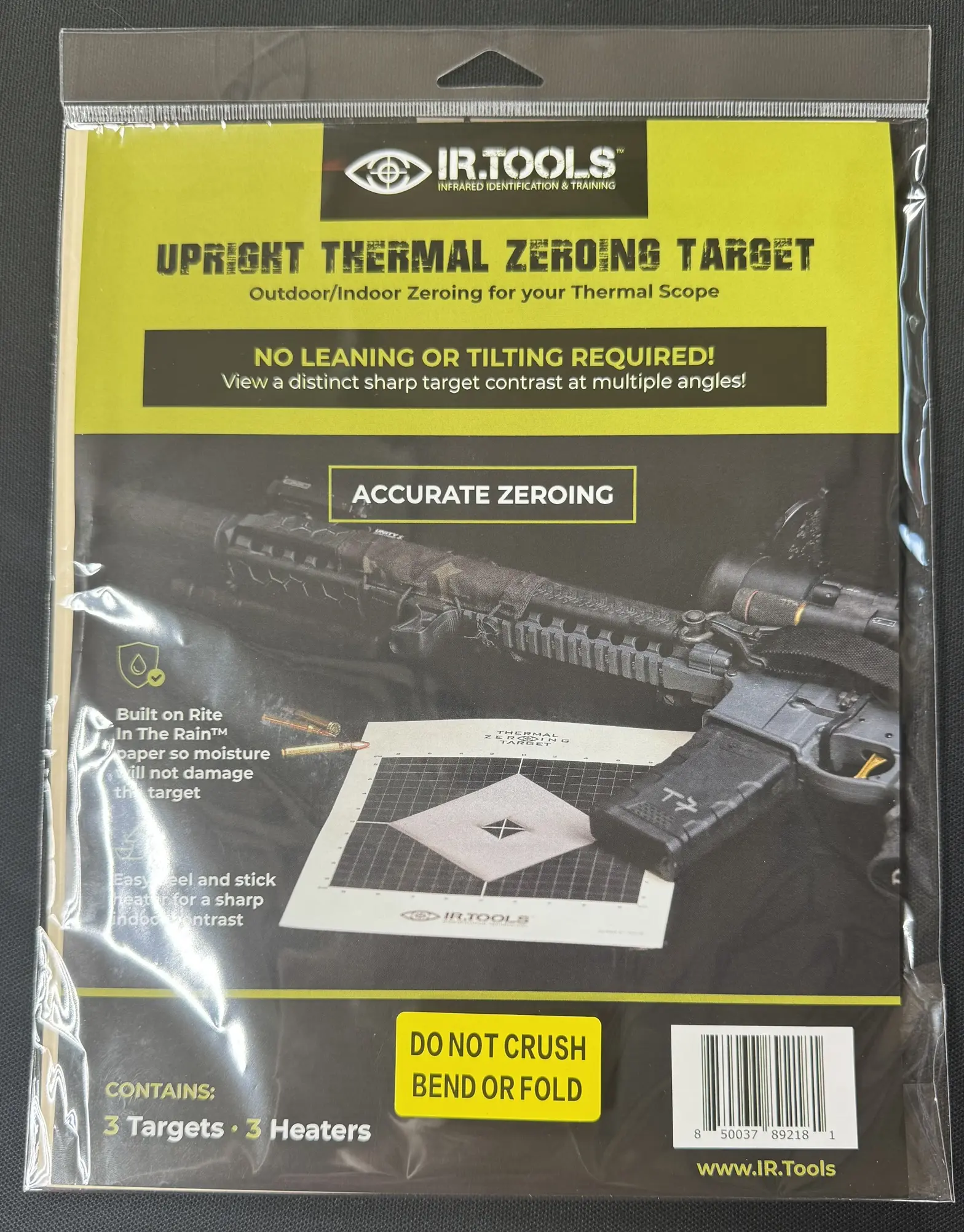 Upright Thermal Zeroing Target Kit - 3PK