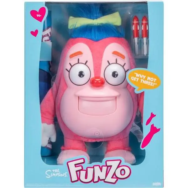 The Simpsons Talking Funzo Doll by Jakks Pacific - AA, 14 Different Phrases, Missile-Launching Action Collectible Figurine/Statue for Fans