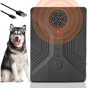 Dog Bark Deterrent Devices, Anti Barking Device for Dogs Long Range 50FT, 3 Modes Stop Dog Barking Devices, Rechargeable Bark Box, Ultrasonic Barking Deter