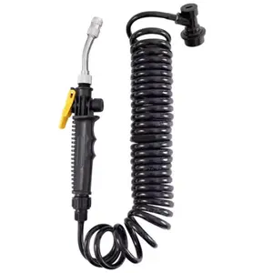 High Pressure Water Sprayer, Spring Tube Hose 6m Car Wash Water Nozzle Gun, High Pressure Replacement Sprayer Gun and Hose (Telescopic Hose and Handheld Sprayer)
