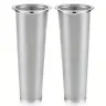 2pcs Stainless Steel Filter Coffee Tea Cold Brew Coffee Filter Infuser Coffee Strainer Canning Jar Mesh Coffee Filter for Wide Mouth Mason Canning Jar Iced Tea Maker Modern Kitchenware