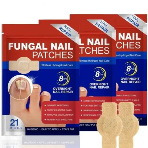 Antifungal Hygienic Patches - 21 PCS Unisex Toes & Hands Treatment, Gentle Long-Lasting Repair for Damaged Discolored Nails, Easy Apply, Healthy Nails Support, Multiple Packs Compatible