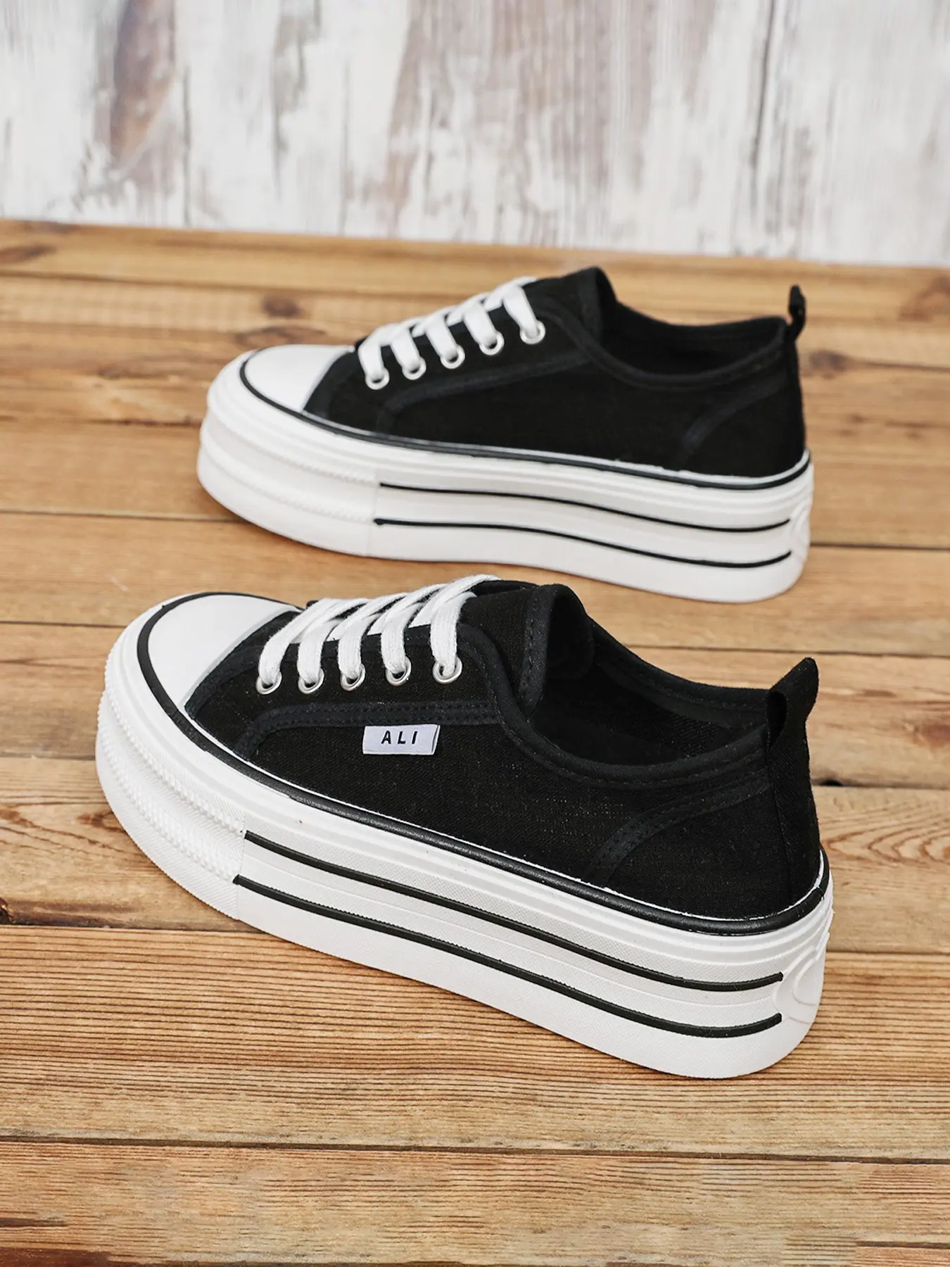 Women's Casual Athletic Sports Shoes, Comfortable Elegant Shoes, Height-Increasing Thick Sole, Breathable, Versatile, Spring Fall Low Heel Shoes, Platform Sneakers