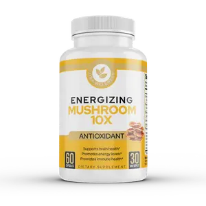 Mushroom 10x | Promotes Energy Levels, Boosts Immune Health, Supports Brain Health | Anti-oxidant Rich | Ora Wellness