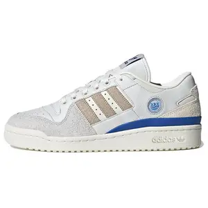 KASINA x adidas Originals FORUM Low Consortium Cup Cushioned Low-Top Skate Shoes for Men in White, Beige, and Blue Trending Shoes, House White Official Shoes to Get / Maison Mihara