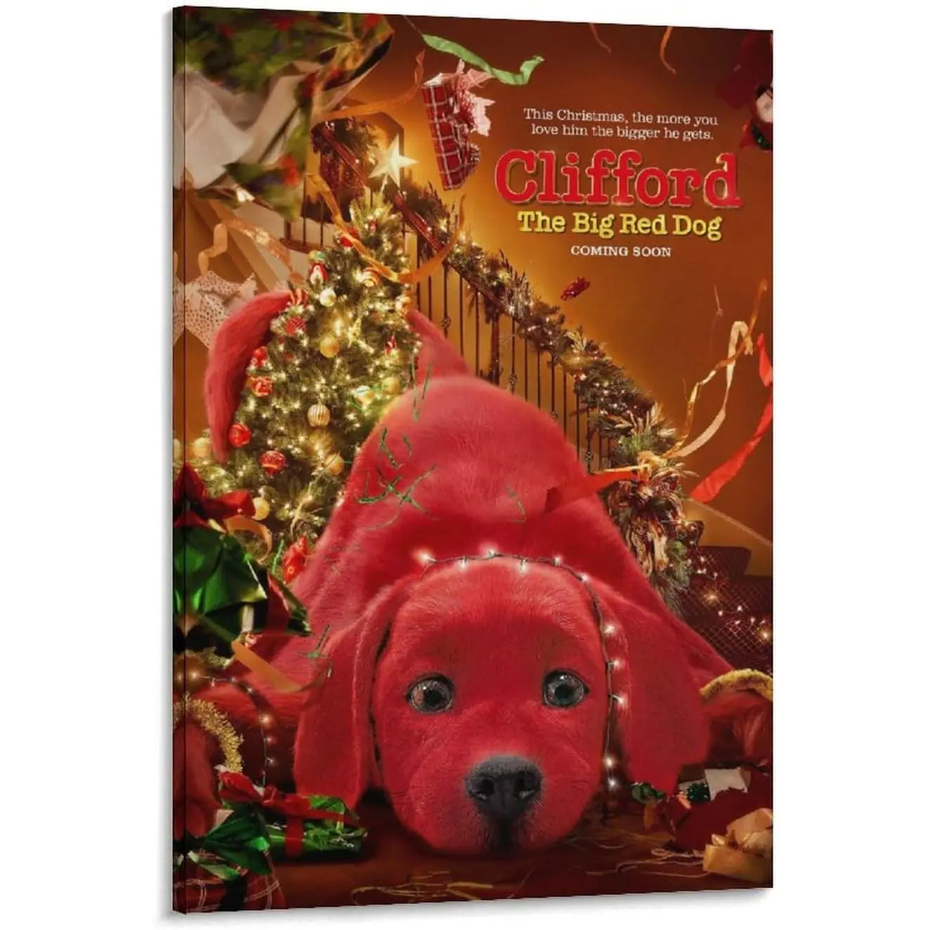 Room Aesthetic Poster Classic Movie Clifford The Big Red Dog Movie Posters Cool Artwork Wall Art Home Decor Gift Ideas Poster Decorative Painting Canvas Wall Art Living Room Posters Bedroom Painting