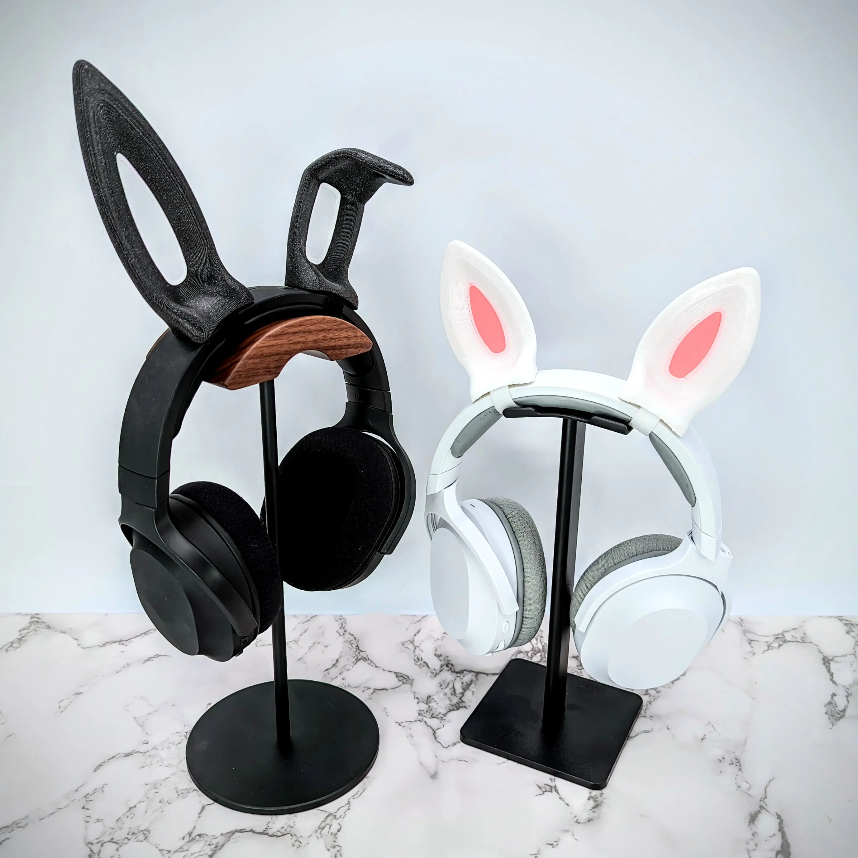 Bunny Ears for Headphone Attachments | Rabbit Cosplay Accessories | Headset Ears