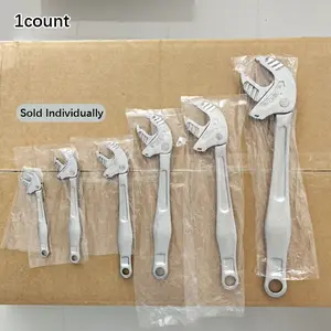 Industrial Grade Heavy-Duty Automatic Locking Wrench - Crab Clamp Design with Multi-Functional Quick Adjustment - for Home & Factory Repair Adjustable Wrench Self Locking Wrench