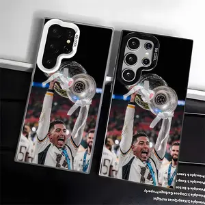 Casing For SAMSUNG GALAXY S22 S23 S24 FE ULTRA Bellingham Black Silver Stylish Acrylic Shockproof Protection Anti Drop Phone Cases Shell Cover