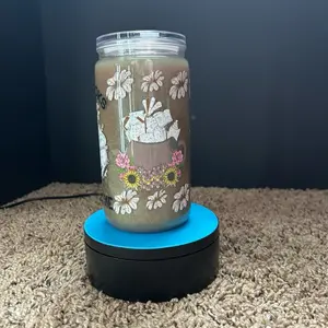 Custom Glitter Cup, Personalized Sparkly Drinkware for Daily Use