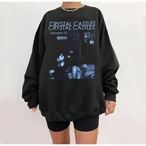90s Band Crystal Castles Music Tour 2024 Shirt, Crystal Castles T-Shirt, Castles Alice Glass & Ethan Kath Tee, Gift for men and women
