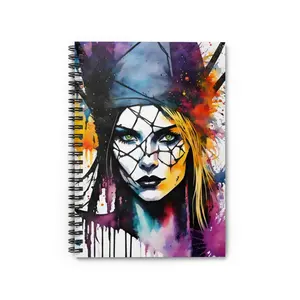 Cyber Witch Spiral Notebook - Ruled Line