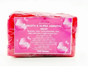 GLUTA & ALPHA ARBUTIN 3X brightening BAR SOAP 100GR