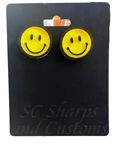 Smiley Face Stud Earrings