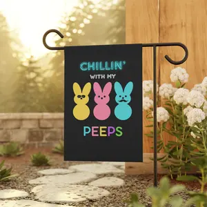 Easter PEEPS Garden flag, Easter PEEPS yard flag, Easter Holiday flag, Easter PEEPS banner