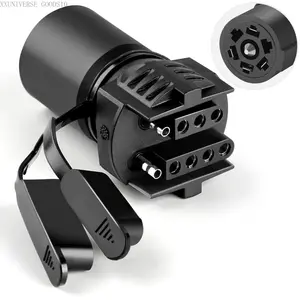 7 Pin Trailer Plug Adapter with Rain Cover: 2 in 1 Design - 7 Pin to 4 Pin Trailer Adapter & 7 Pin to 5 Pin Trailer Light Plug Adapter - 2024 NewXXUNIVERSE GOODS10